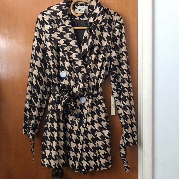 Trench Coat Vertigo Noir - Légère, à Double Boutonnage Et Ceinture - Taille S - Occasion Très Bon état